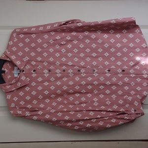 Denim & company Western Top Sz L COTTON SPANDEX COUNTRY BOHO